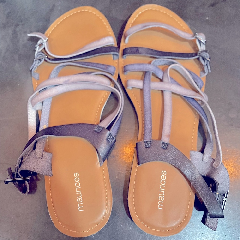 Maurice’s Blue Sandals size 9